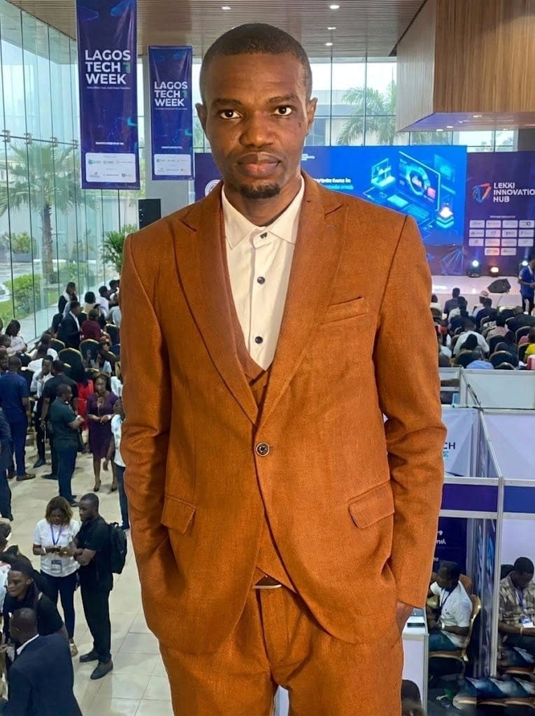 Idoko Hubert - AI & ML Engineer, professional headshot at Lagos Tech Week