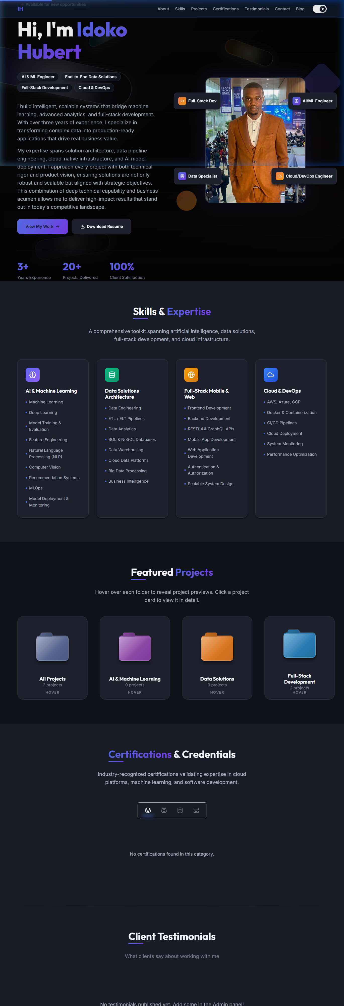 Personal Portfolio Website